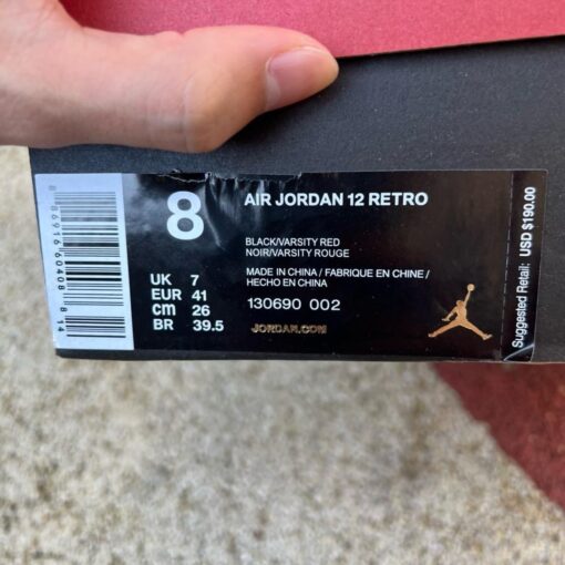 Air Jordan 12 "Flu Game" - Image 12