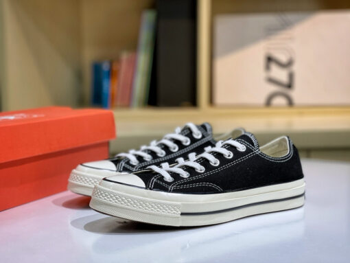 Converse 1970 All Star Chuck Taylor Low top Black - Image 7