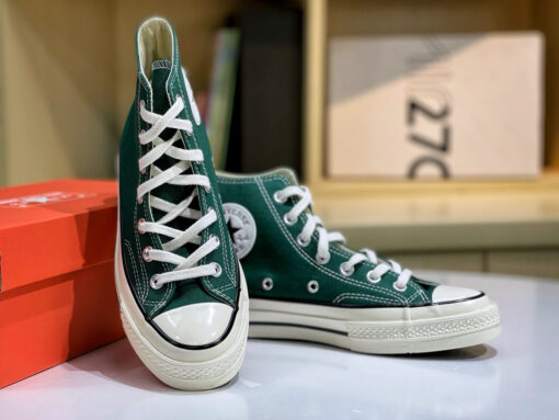 Converse 1970 All Star Chuck Taylor High top Dark Green - Image 9