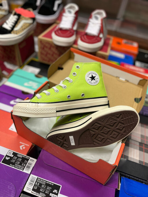 Converse 1970 All Star Chuck Taylor High Top Pale Green - Image 2