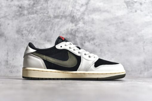 Air Jordan 1 Retro Low OG  X Travis Scott olive - Image 8