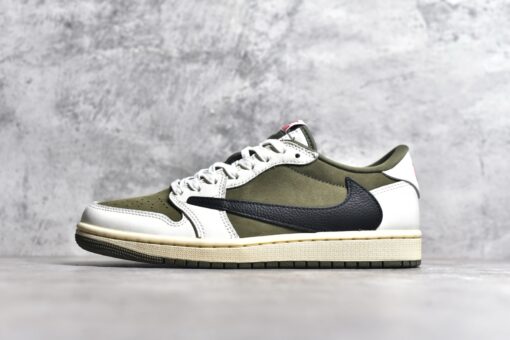 Air Jordan 1 Retro Low OG  X Travis Scott Medium Olive - Image 9