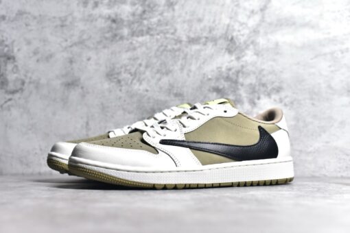 Air Jordan 1 Retro Low OG  X Travis Scott Neutral Olive