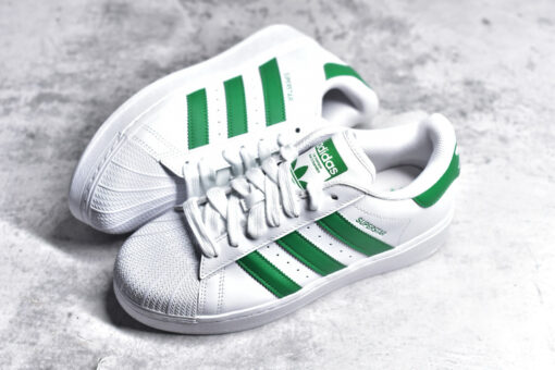 ADIDAS Original Superstar White-Green - Image 8