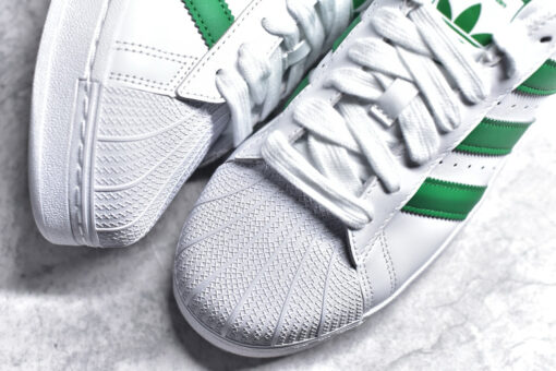 ADIDAS Original Superstar White-Green - Image 7