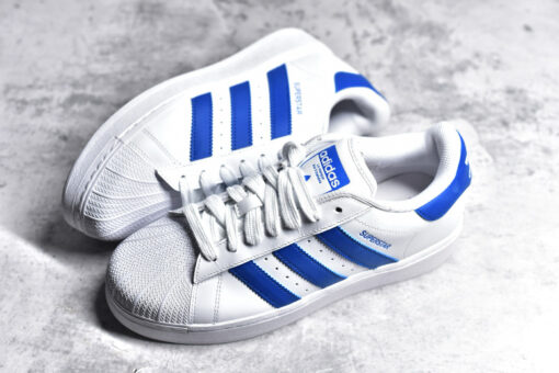ADIDAS Original Superstar White-Blue - Image 3